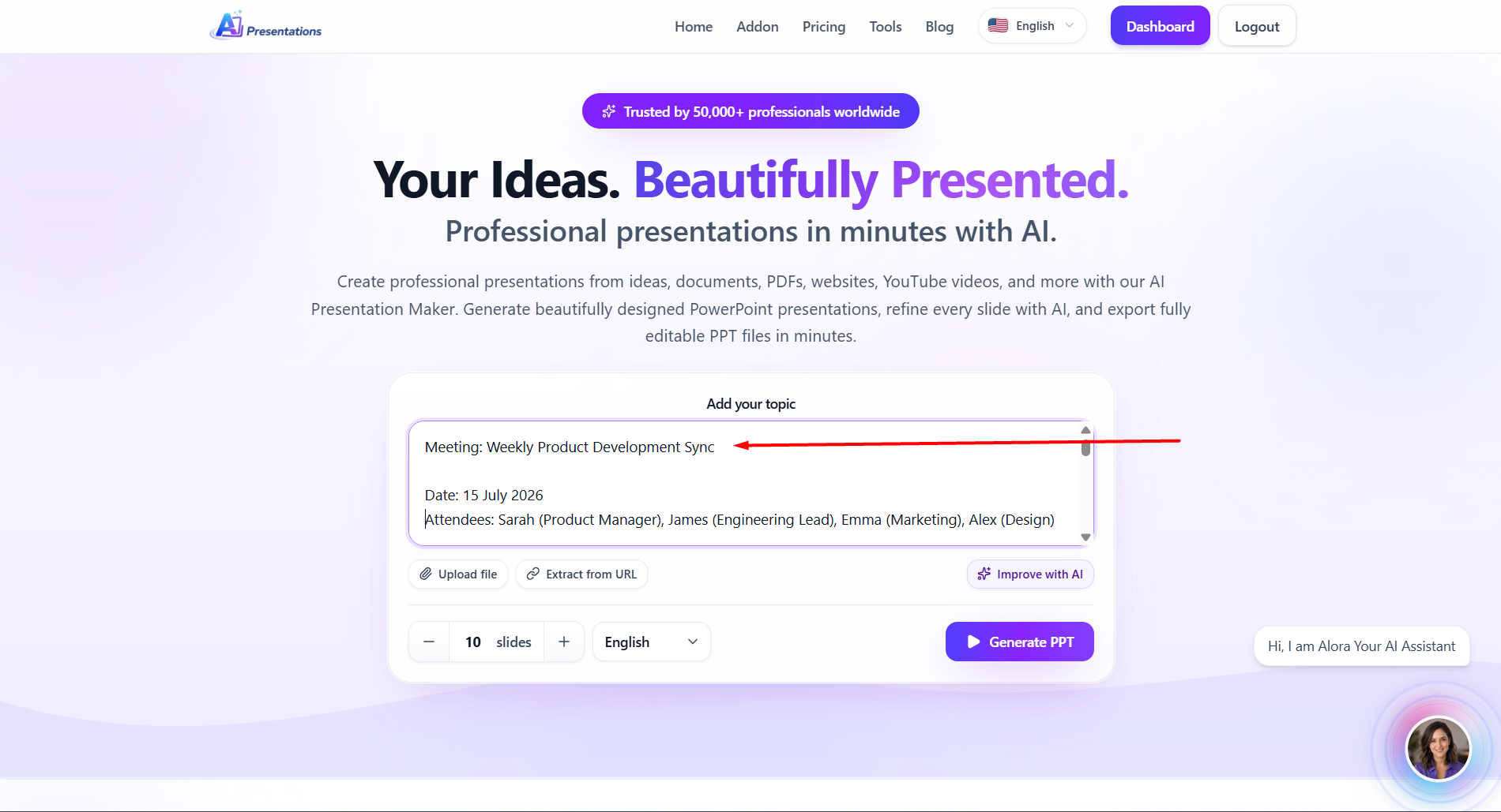 add meeting notes