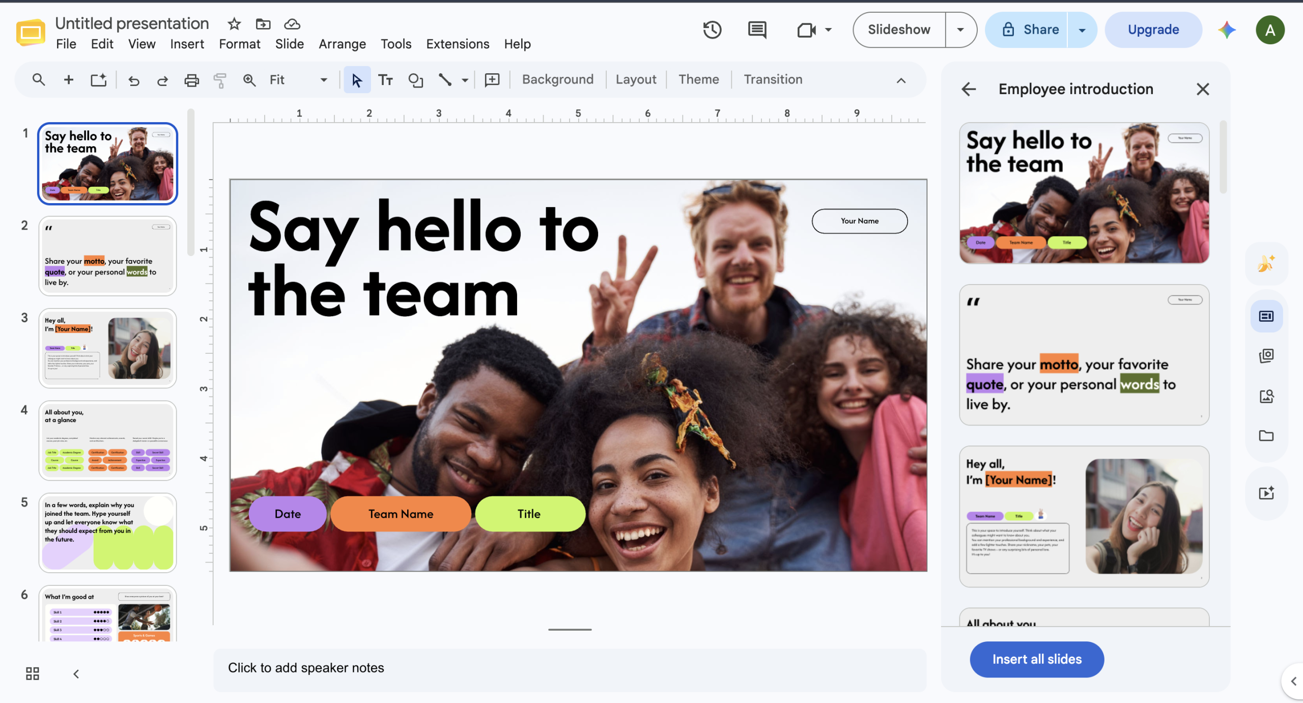 google slides